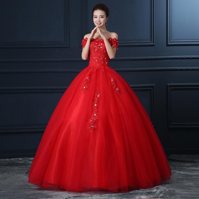 Vestido de noiva vermelho