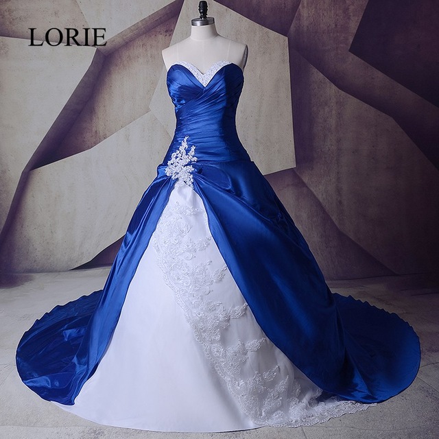 Vestido de Noiva Azul