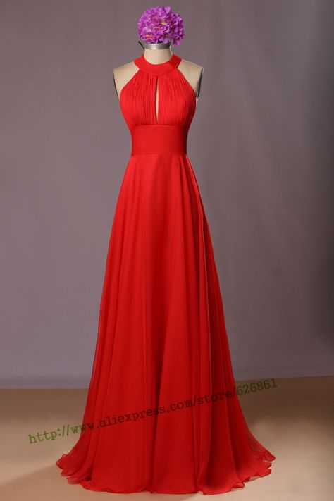Vestido de Noivado Vermelho