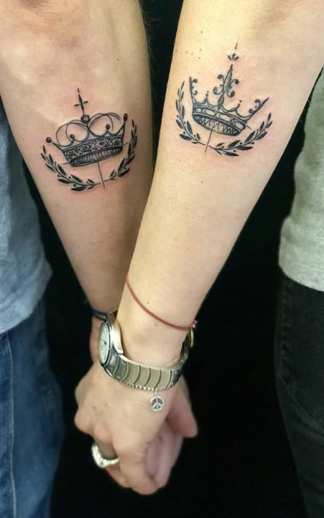 Tatuagens para casal +50 ideias, pequenas, no pulso etc..