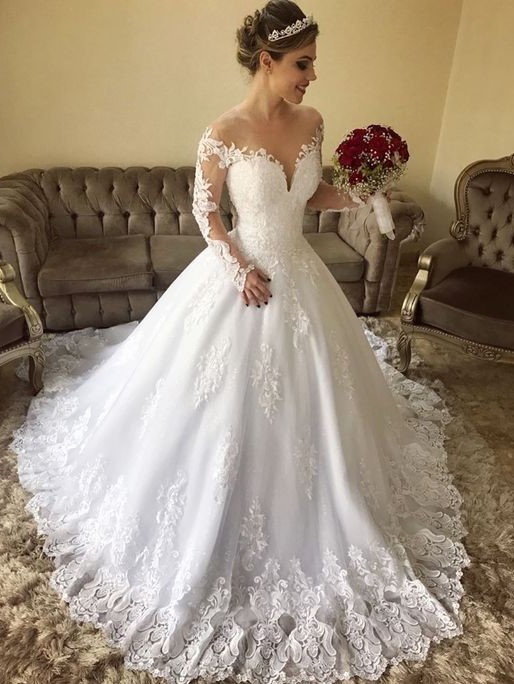 Vestido de noiva rodado