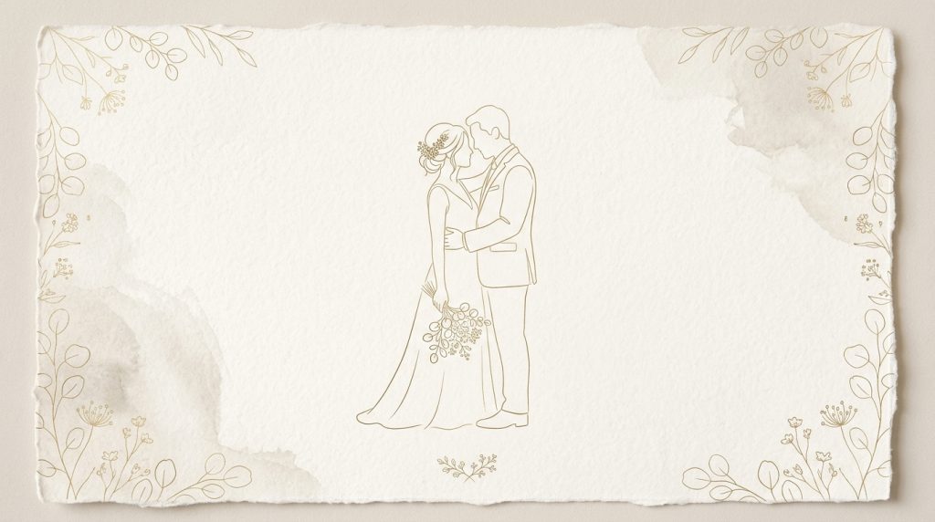 Fundos de convite de casamento
