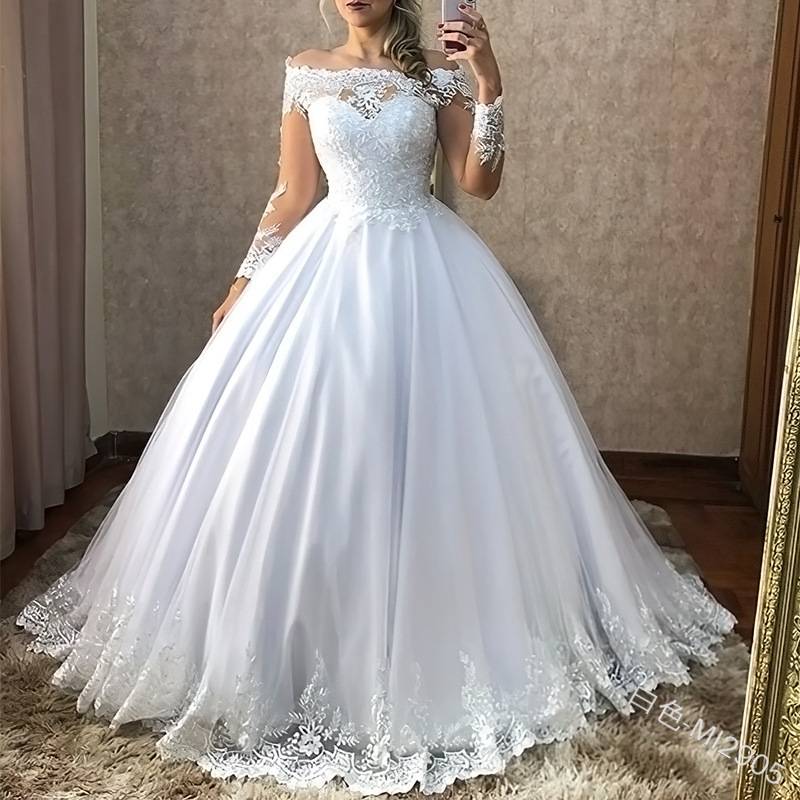 Vestido de noiva simples e elegante