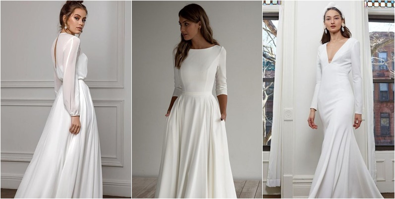 Vestido de noiva simples e elegante: 30 fotos, onde comprar