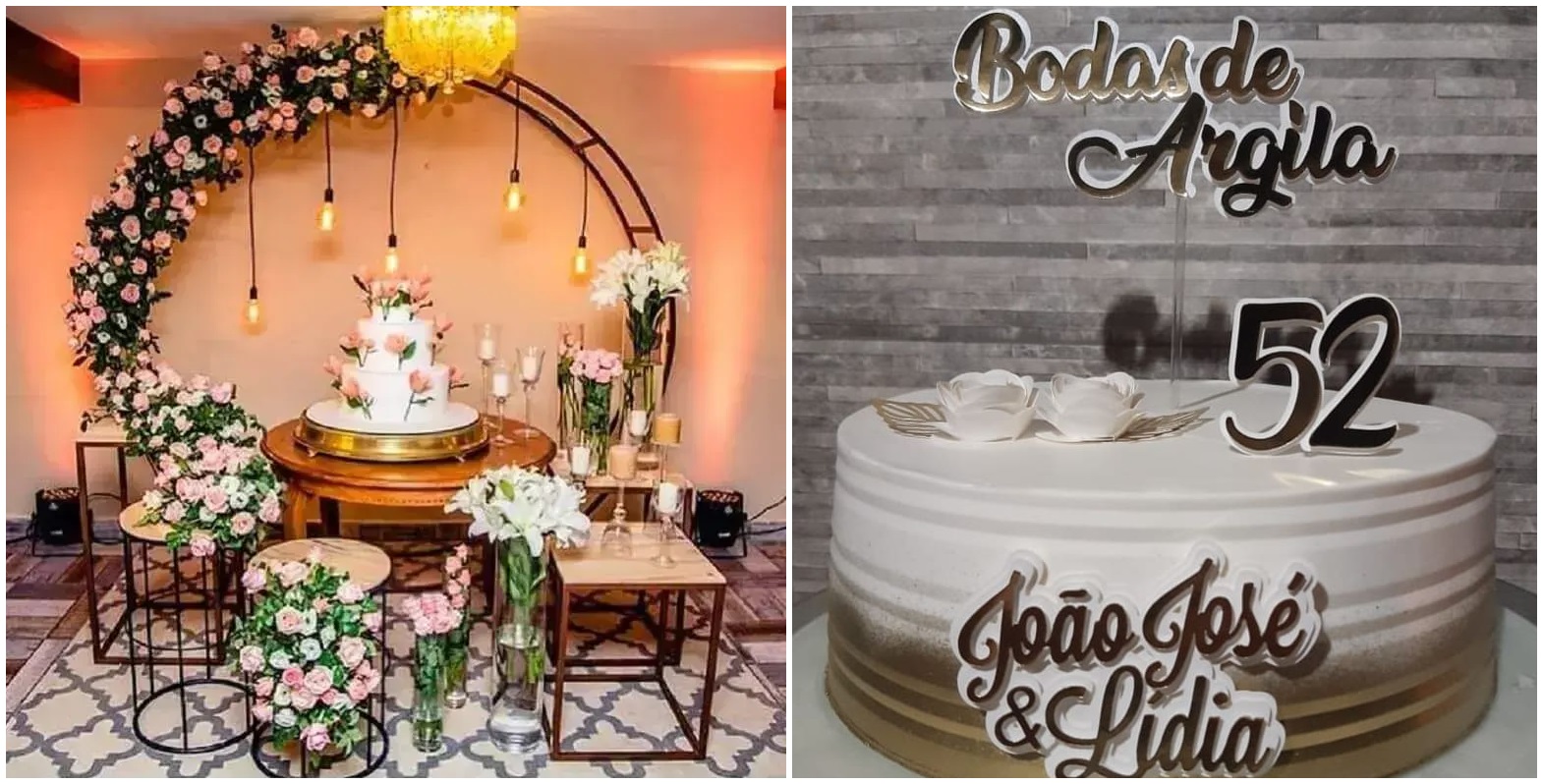 52 Ideias de Bolo de Casamento Simples para Copiar