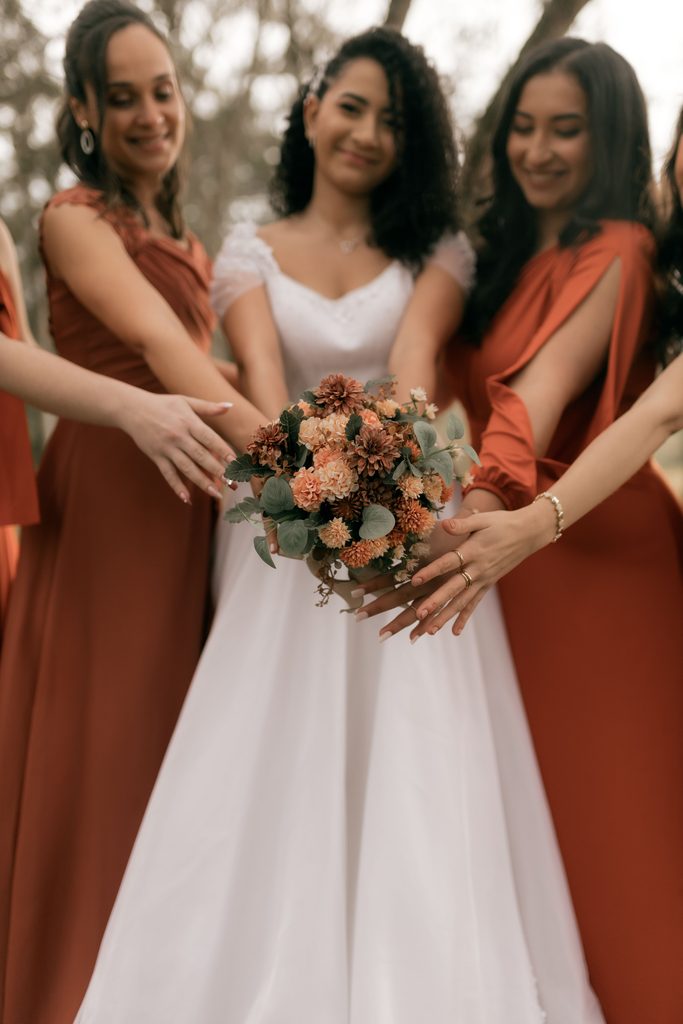 Vestido de Madrinha de Casamento Terracota 3